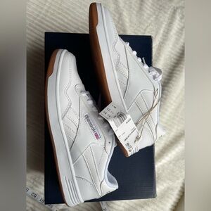Reebok Men's White and Brown Sneakers